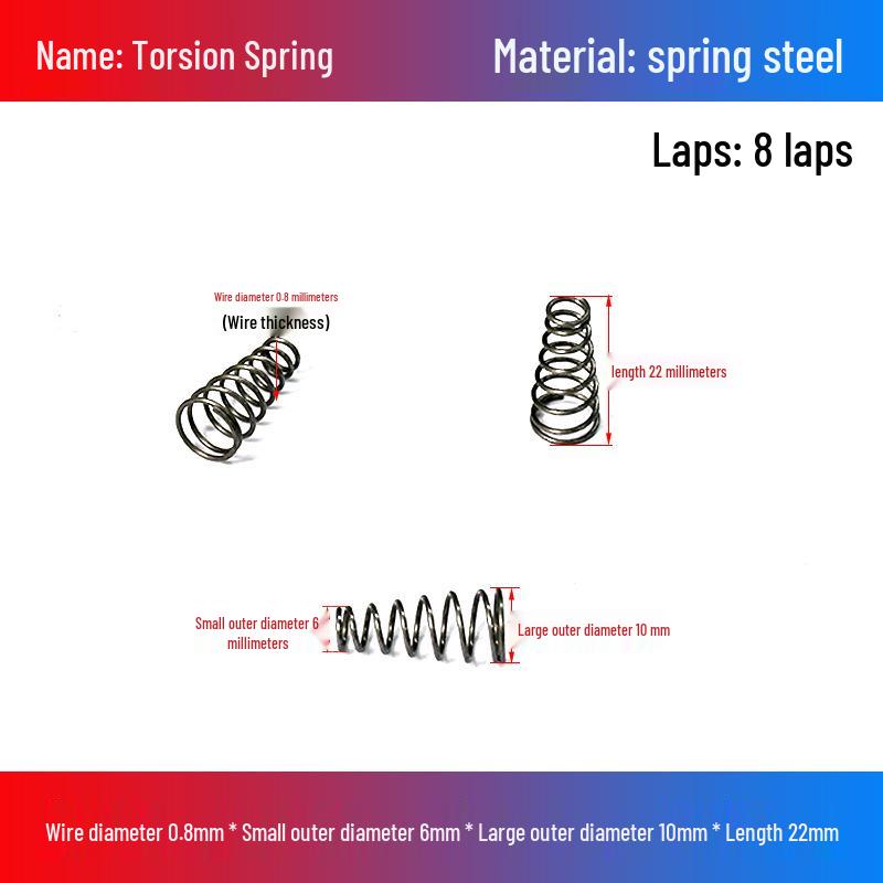 Stainless Steel Pagoda-Shaped Trapezoidal Compression Spring for Battery
