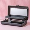 Double Layered Folding Item Box With Mirror Nail/Makeup Brush Jewelry Storage Portable Travel Cosmetics Organizer Container Case