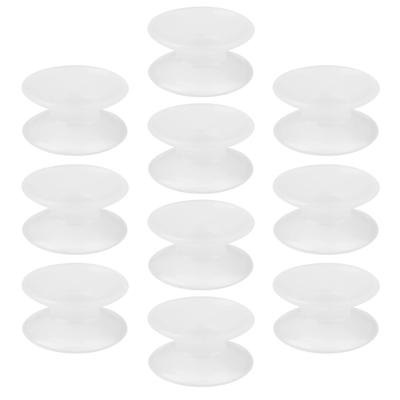 10pcs Silicone Double Sided Suction Cups for Glass Fish Tank Aquarium