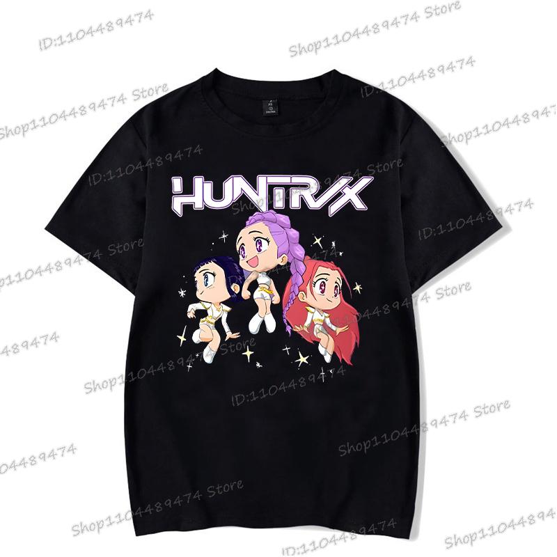 Anime KPop Demon Hunters Graphic Rumi Printed T Shirt Women Men Manga Tshirts Harajuku Korean Ulzzang Summer Crewneck T-shirts