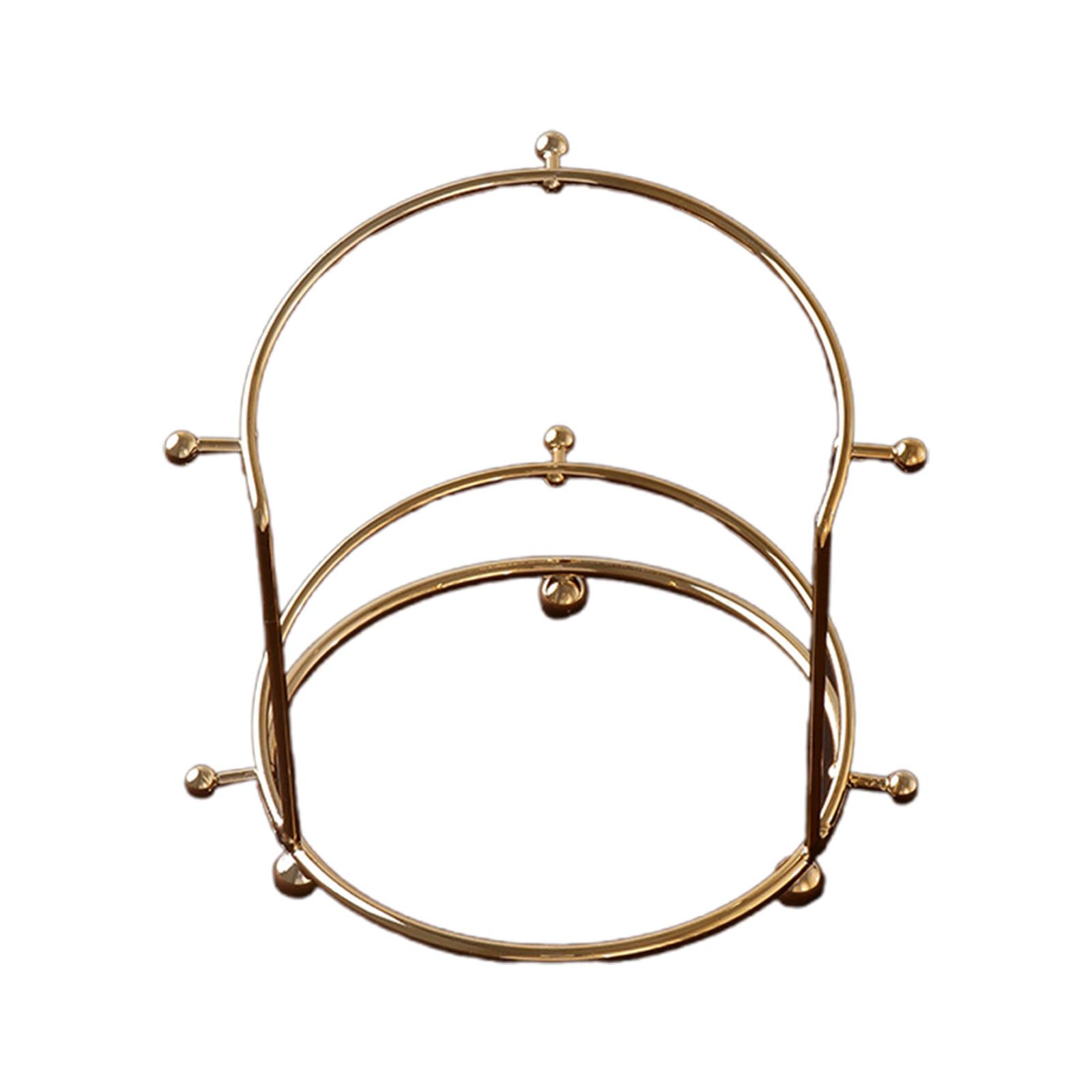 

Wedding Tiara Support Stand Bridal Headband Display Rack Princess Crown Holder Metal Color-preserving Jewelry Rack