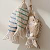 2pcs or 3pcs Set Rustic Wooden Fish Wall Hanging Vintage Mediterranean Style Artistic Nautical Decor General Fit No Electricity