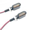 Compatible with Vehicle Inspection Motorcycle, LED, Ultra Small, Mini Turn Signal, 12 V, Amber,