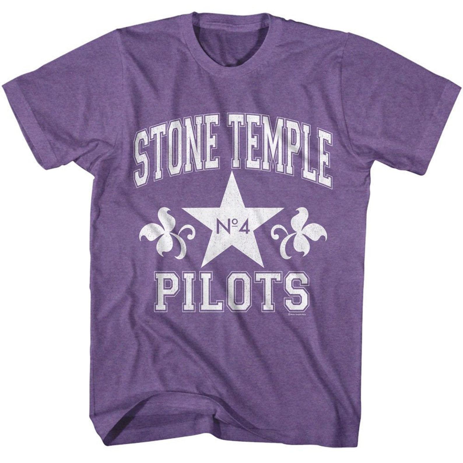 Stone Temple Pilots Athletic Purple Heather Adult T-Shirt M