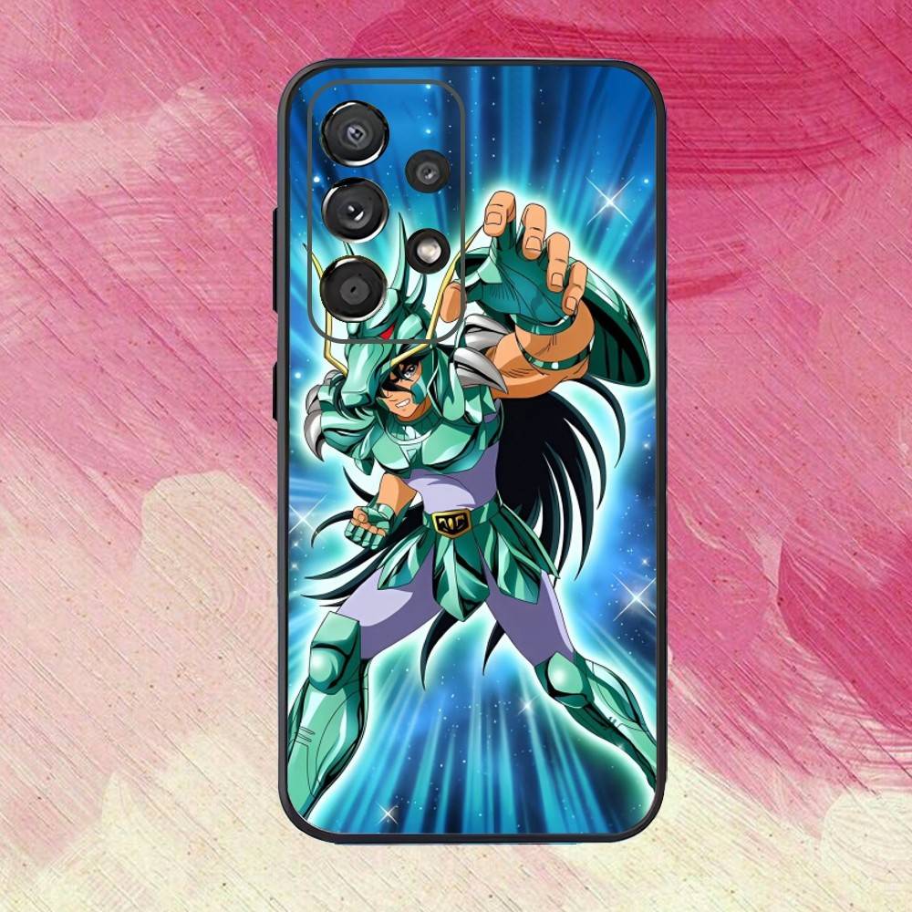 S-Saint Seiya12 Knights Zodiac Phone Case For Samsung S25,S24,S21,S22,S23,S30,Ultra,S20,Plus,Fe,Lite,Note,10,9,5G Black Cover