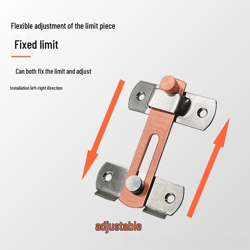 Stainless Steel Anti-Theft Indoor Door & Window Lock Bolt