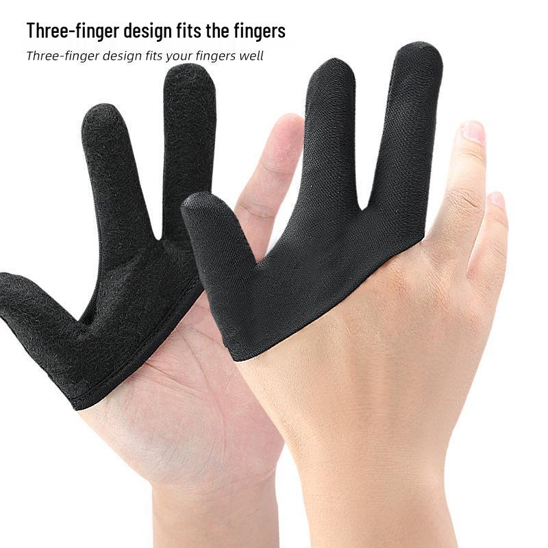 Three-finger Heat-resistant Salon Gloves for Hair Straightening & Curling