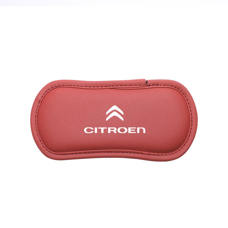 1PCS Car Interior Leg Knee Rest Pads Leather Cushion Accessories For Citroen C5X e-C4 X e-C3 C4 C3 C5 Berlingo C-Elysee C1 C6 C2