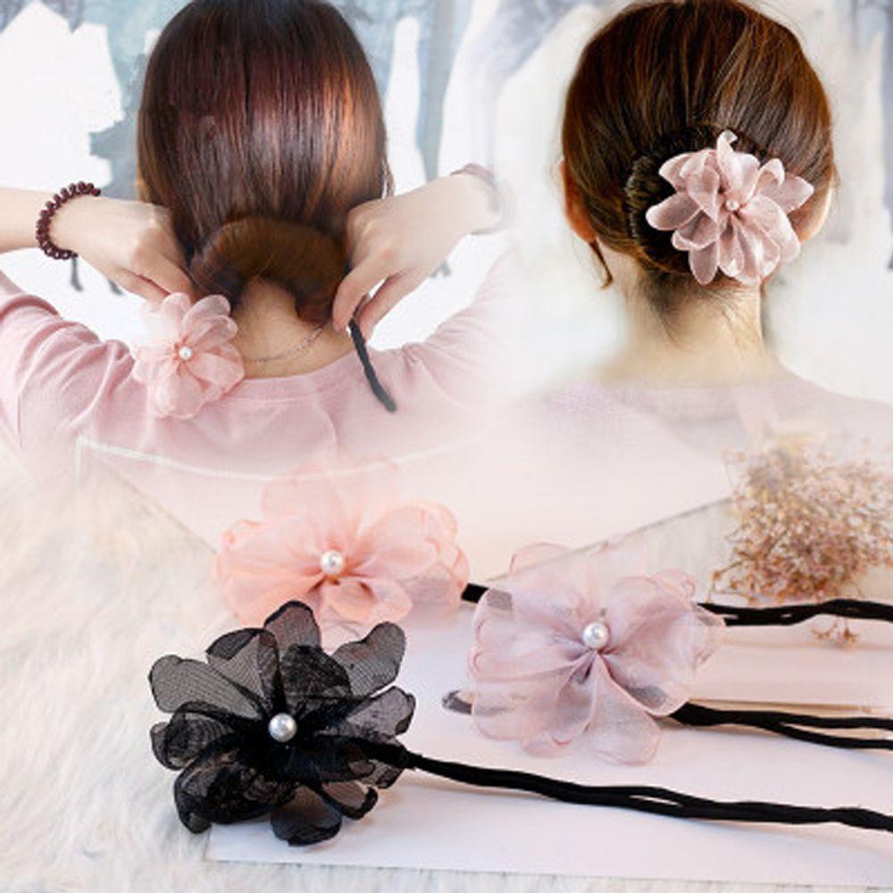 

Styling Hair Accessories Cute Twist Tool Women Hair Bun Hairband Hair Braider Headband Headwear