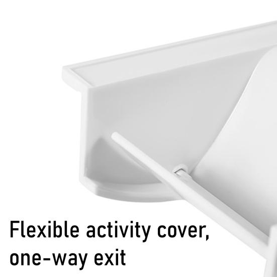 Sewer Baffle Wall Floor Drain Stopper Odor-proof Floor Drain Easy to Clean Smooth Surface Bathroom Floor Drain Stopper