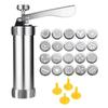 Aluminium Zinc Zinc Alloy Cookie Machine Mold 4 nozzles DIY Biscuit Maker Cookie Press Kit  Pastry Making