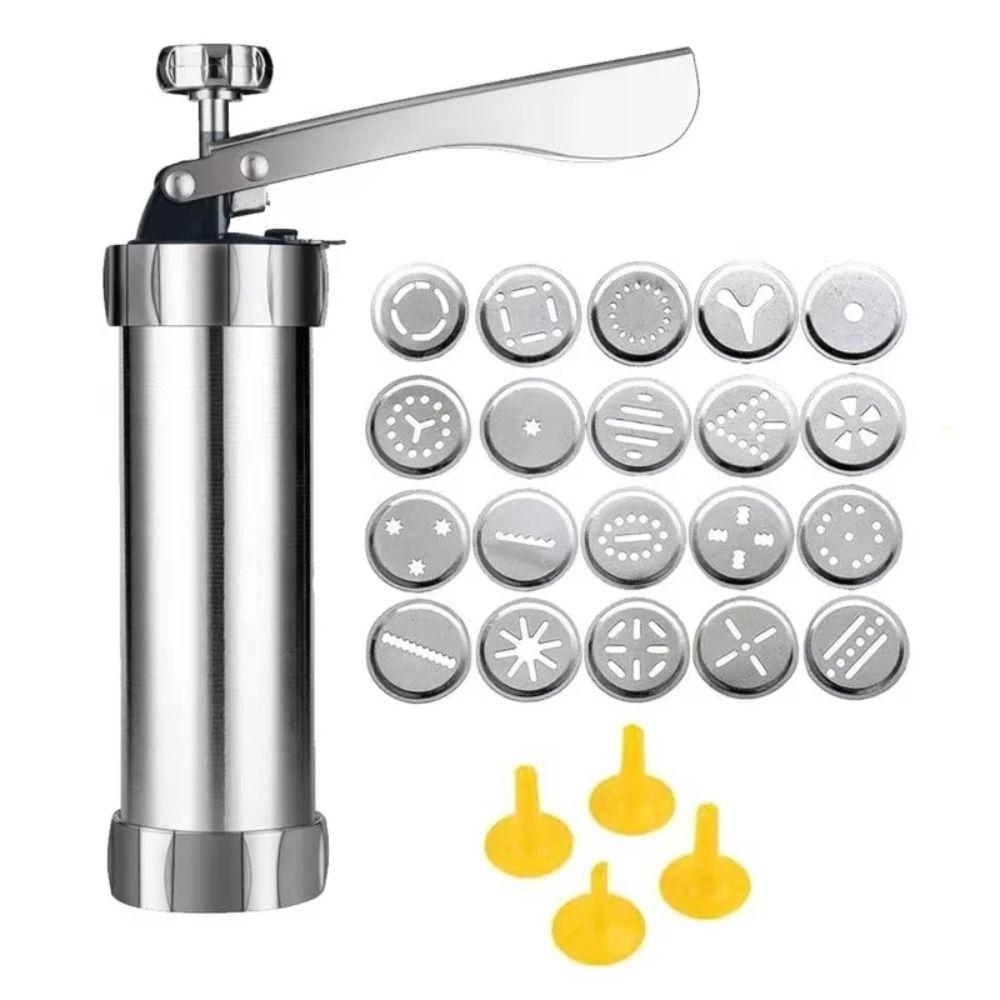 Aluminium Zinc Zinc Alloy Cookie Machine Mold 4 nozzles DIY Biscuit Maker Cookie Press Kit  Pastry Making