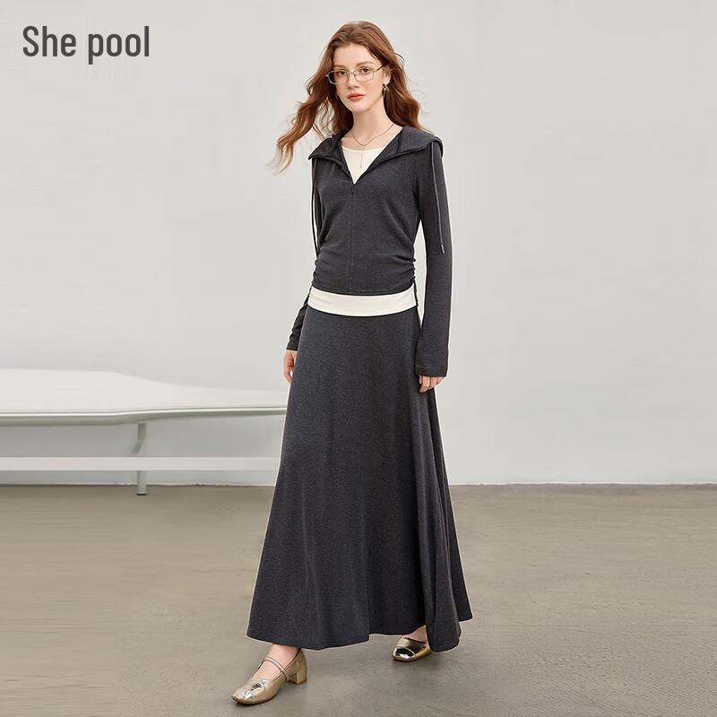 Women s Faux Two-Piece Casual Set L