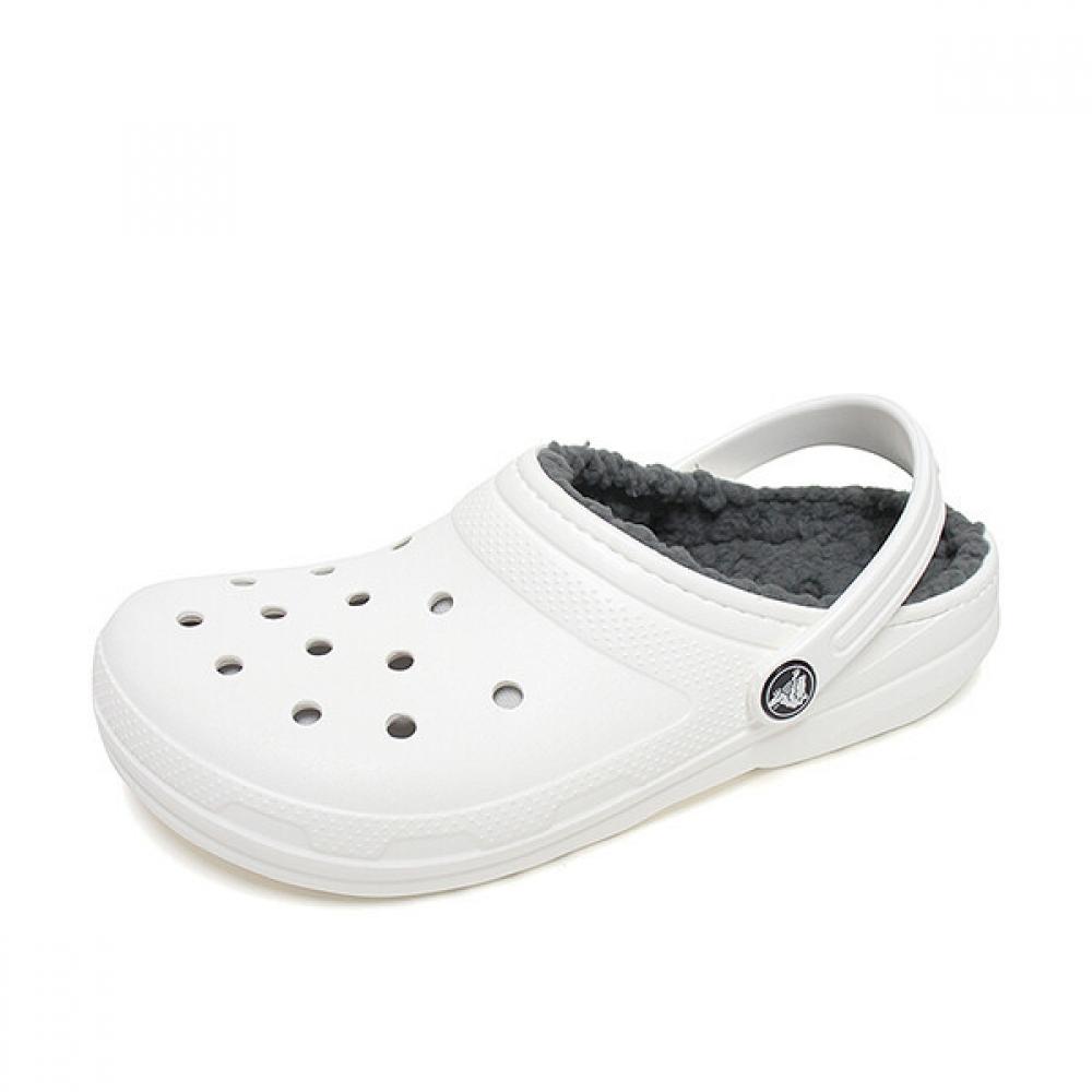 Crocs Womens Junior White Grey 207010 10m