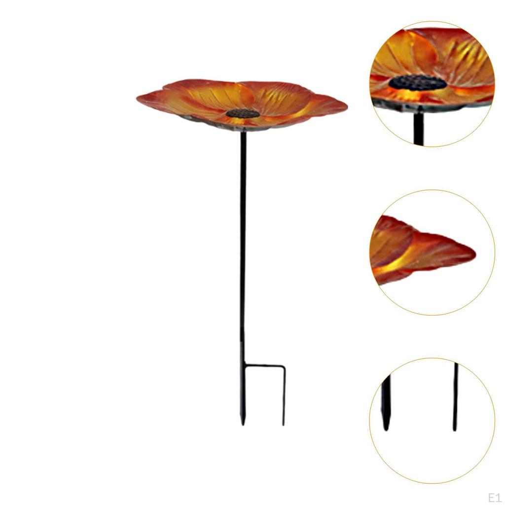 Bird Bath Feeder Accessories Garden Yard Decoration Spacious Stable Base Ornament for