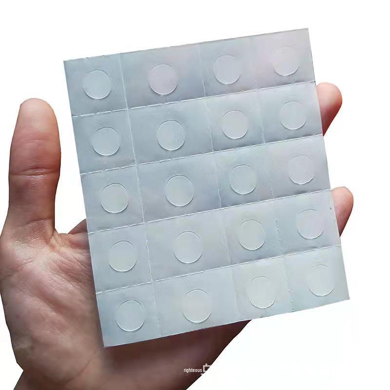 Lot de 20 Points de Colle Double-Face Transparents Sans Trace pour Ballons pour Mariages et Fêtes