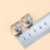 Elegant Women Magic Zirconia Jewelry Luxury Wedding Ring Set Ring Clip Earrings Necklace And Pendant