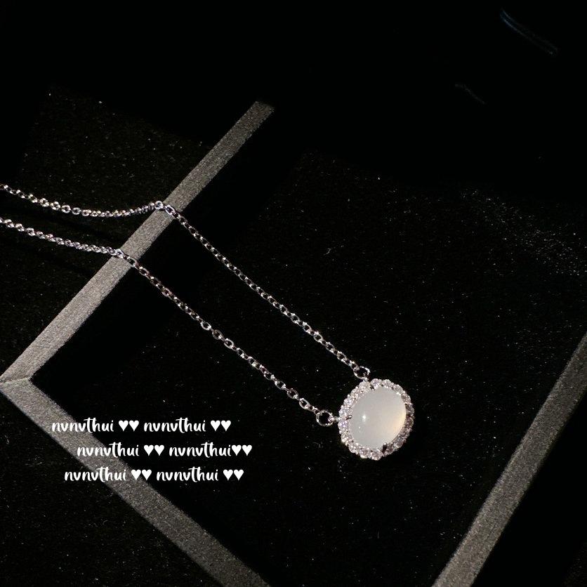 Ice Seed, Chalcedony Water Drop Gem Necklace, Water Spirit, High Ice Chalcedony Flower Earrings, Lychee Frozen Ring.