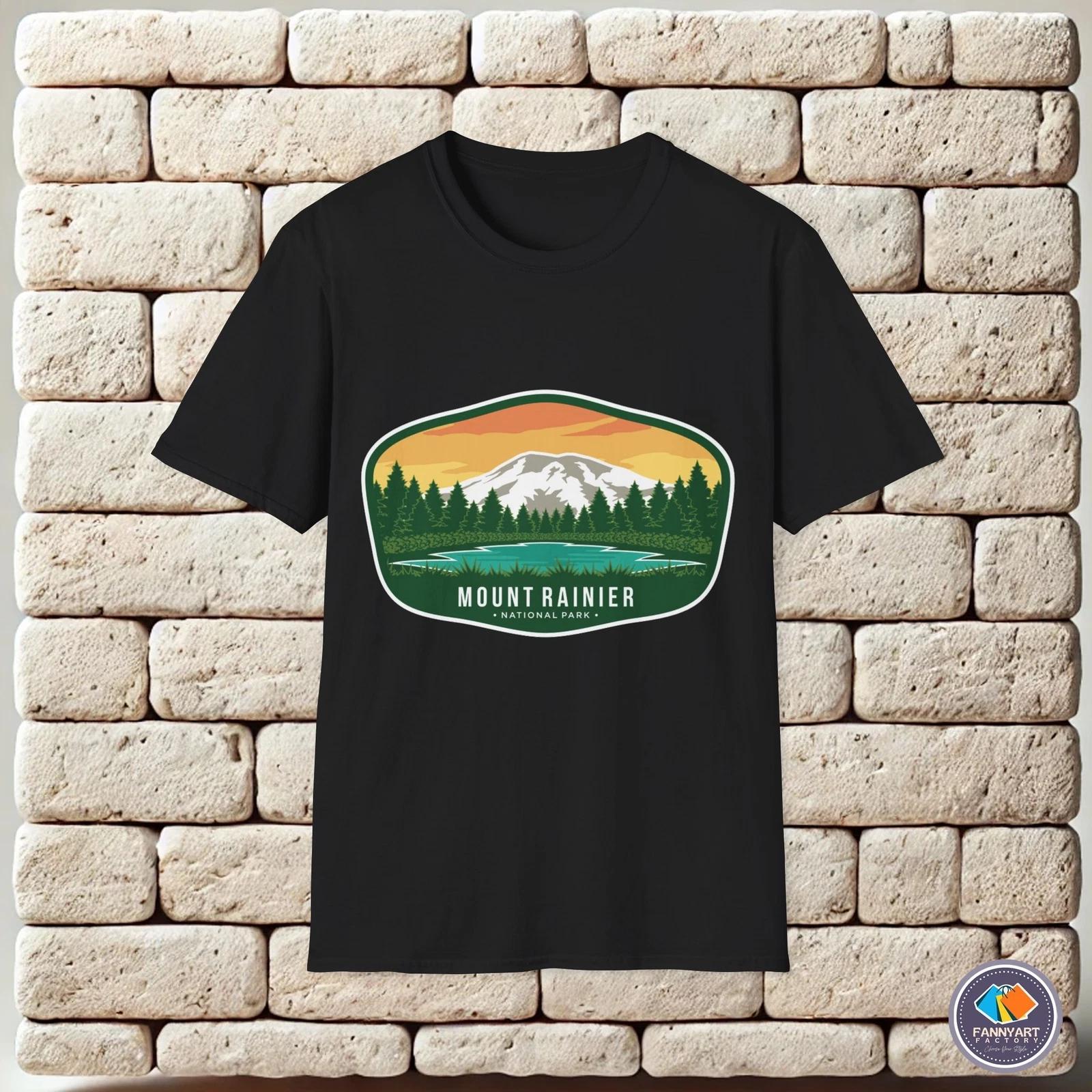 Mount Rainier National Park Unisex T-Shirt 3XL