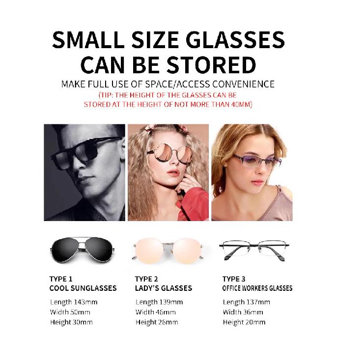 New Car Glasses Box Portable Car Glasses Frame Car Driving Glasses Frame Glasses Box Sunshade Glasses Auto Interior Accessories