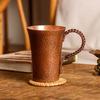 Pure Copper Coffee Cup Purple Copper Small Tea Cup and Beer Cup Mugs