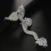 New Exaggerated Python Mitten Bracelet Fashion Trend Sparkling Novelty Jewelry Women's Bracelet