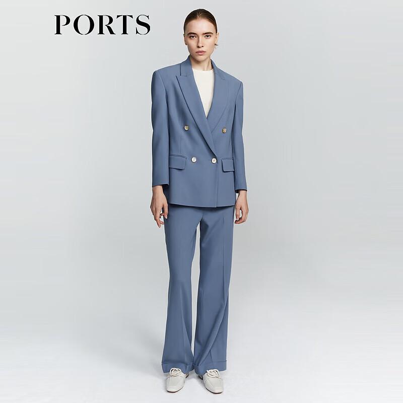 PORTS Women's Elegant Wool Suit Trousers
