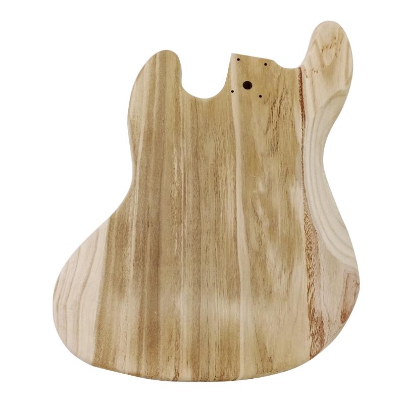 Nedokončený korpus kytary, leštěné dřevo, pro kytary stylu JB, příslušenství
