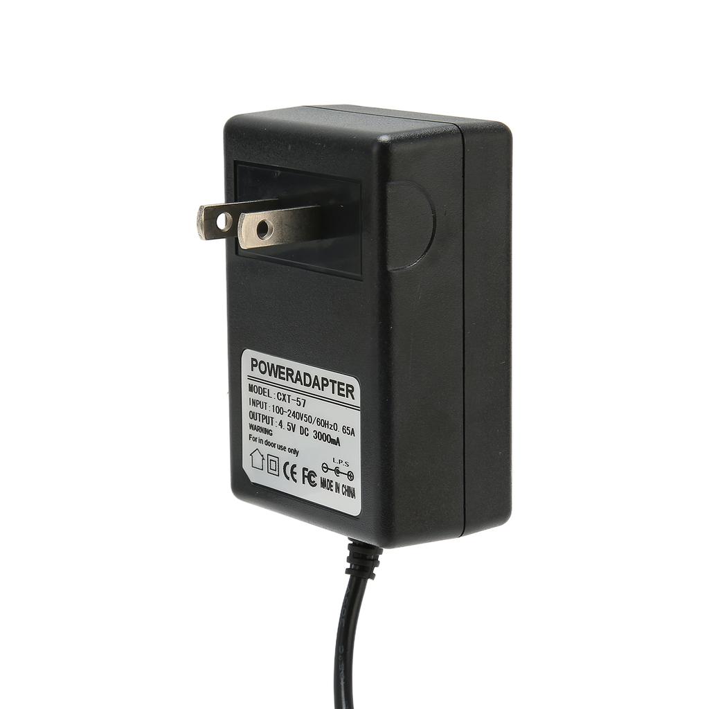 Foam Cutter Power Adapter 4.5V 3000mA 50 60Hz Input Strong Plasitc Metal Hot Wire Cutter Adaptor 100‑240V US Plug 13.5W