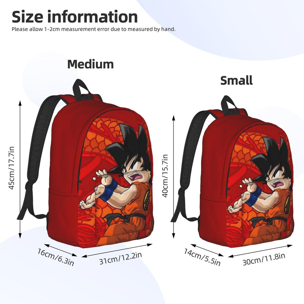 Kakarot Kid Goku Backpack for Men Women Teenage High School Business Daypack DBZ College Shoulder Bag Gift
