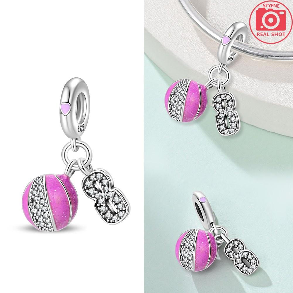 Echte Kupferfarben Tischtennis Schläger Kombinierter Anhänger Geeignet Für Original Armband Diy Feiner Feiner Schmuck Geschenkidee Für Frauen white
