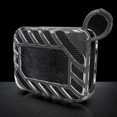 TPU Cover Case Anti-Drop Transparent Case Shockproof Carrying Sleeve Carrying Shell for JBL Go 4 Portable BT Speaker