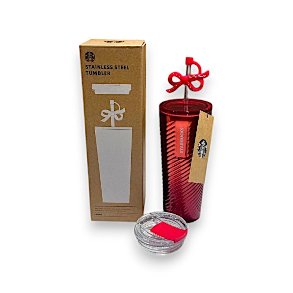 Starbucks Holiday Friends Vida Cold Cup 473ml + Eco Tumbler Beverage Coupon – Perfect Christmas Gift