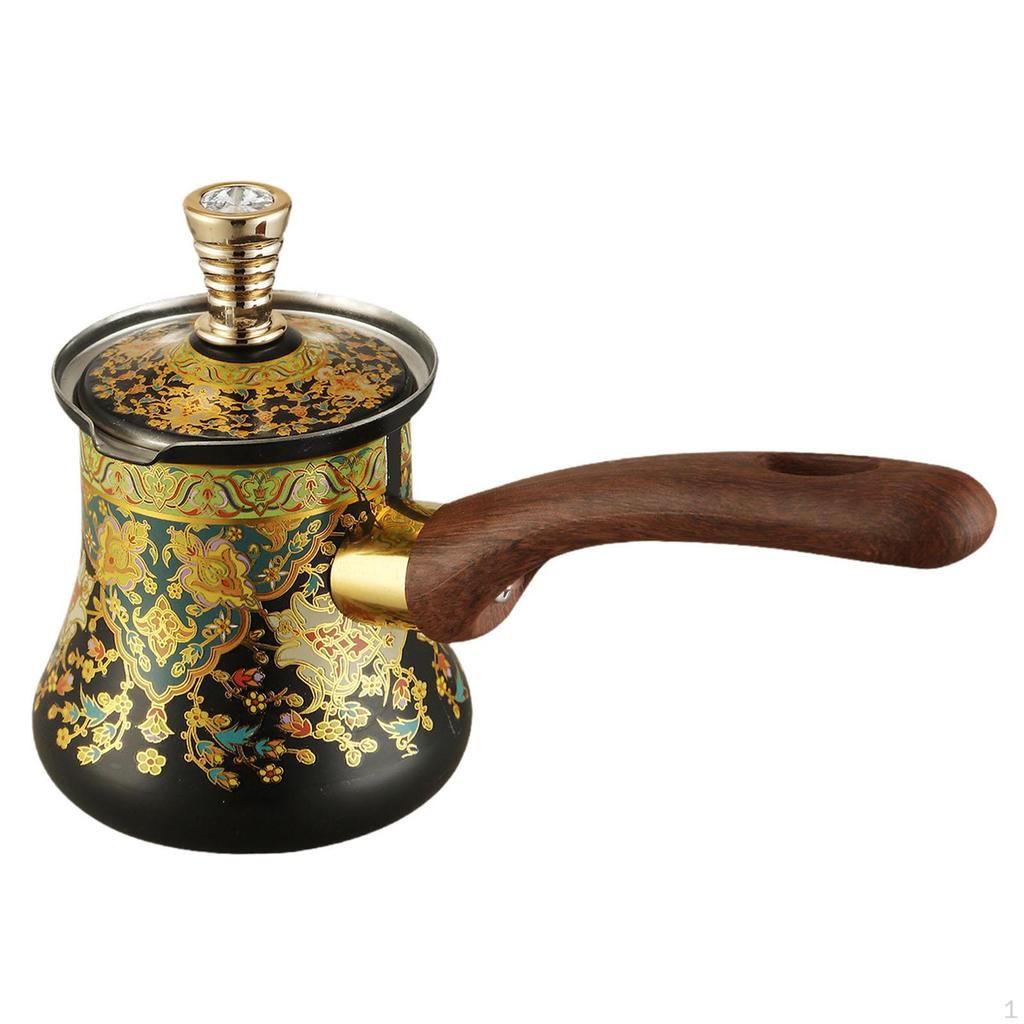 Coffee Pot Butter Milk Warmer Jug Chocolate Melting Teapot for Office Home Kitchen