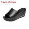 Women Summer Platform Slides With Nonslip Sole For Casual Wear