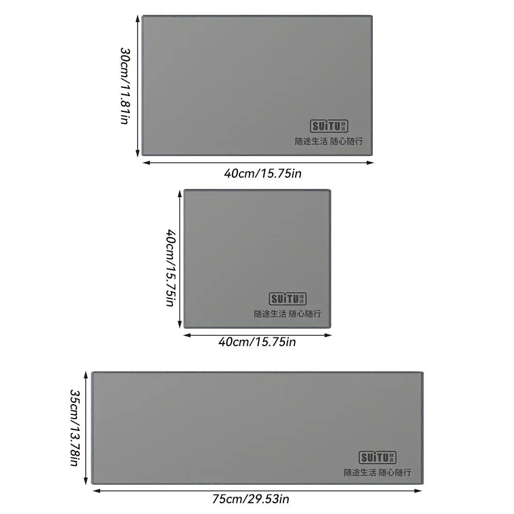1 Stück 30x40cm/40x40cm/35x75cm Doppellagiges Wildleder Auto Reinigungstuch Trocknen Waschen Tuch Mikrofaser Tuch Auto