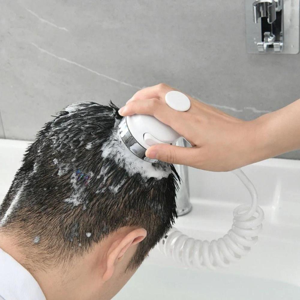 Water Control Dog Bathing Nozzle Gentle Spray Shower Sprayers with Bath Brush Pet Bathing