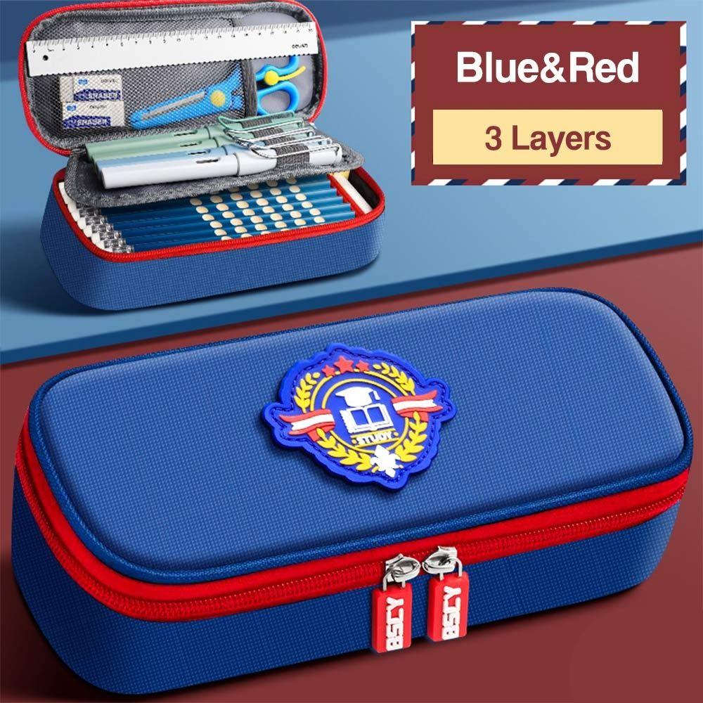 Large Capacity Pencil Case Canvas Stationery Bag Creative Pen Box  Gift