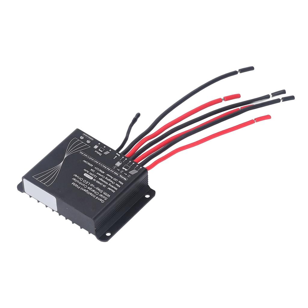 Solar Charge Controller 12V 24V PWM Battery Charging Regulator with LED Stepper Driver