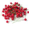 Red Berry & Holly Christmas Ornaments for Home Décor