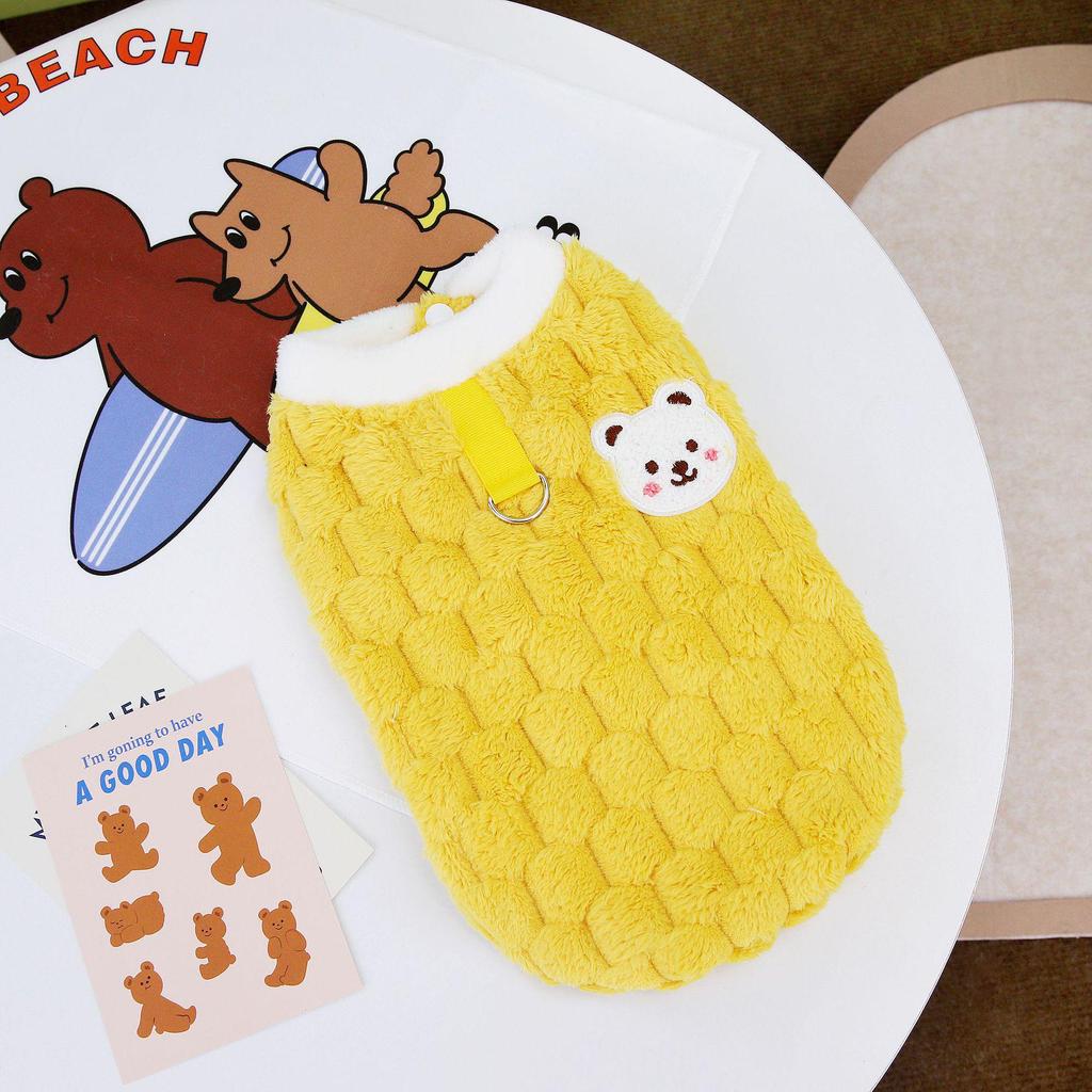 Pet Dog Ladybug Fleece Jumpsuit: Four-Legged or Two-Legged, Autumn/Winter Apparel