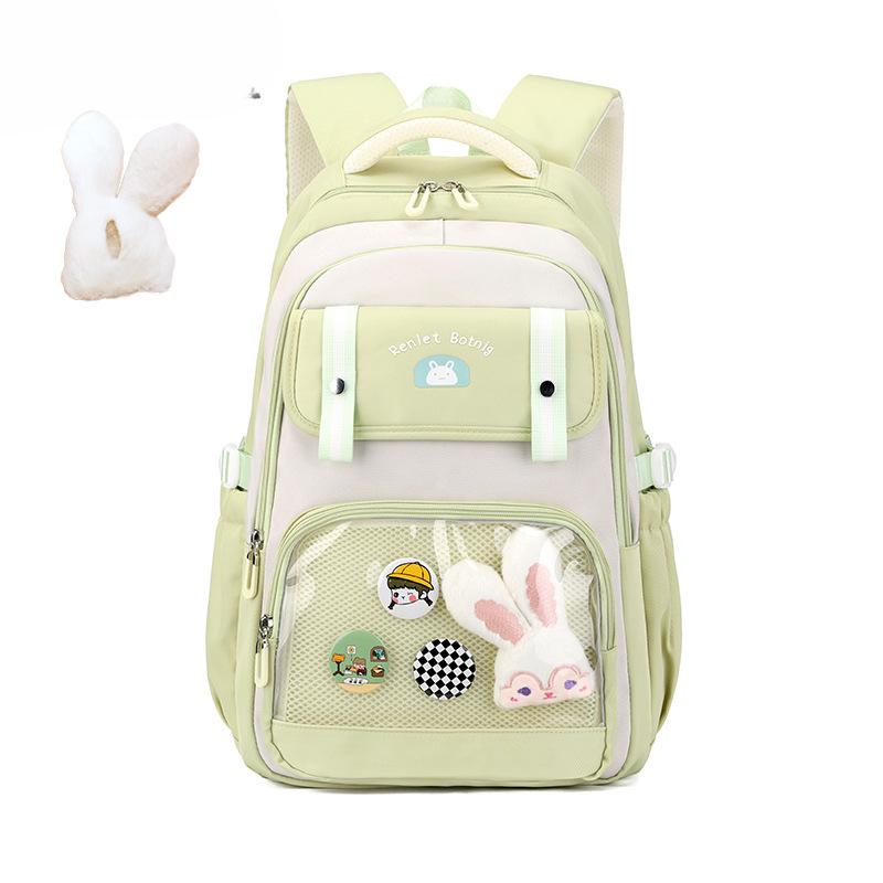Middle School Students' Schoolbag New Cute Casual Travel Backpack Korean Style Simple Backpack Large Capacity
