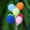 Dollhouse Miniature Balloons, Mini Balloons, 1:12 Scale Rainbow Balloons, for Miniature Fairy Garden Party Accessories, Birthday Party, Miniature