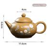 110ml Yixing Lila Ton Teekanne Traditionell Handgefertigt Blumenmuster Teekanne Schöne Kanne Chinesisches Zisha Teegeschirr Teezeremonie Geschenke