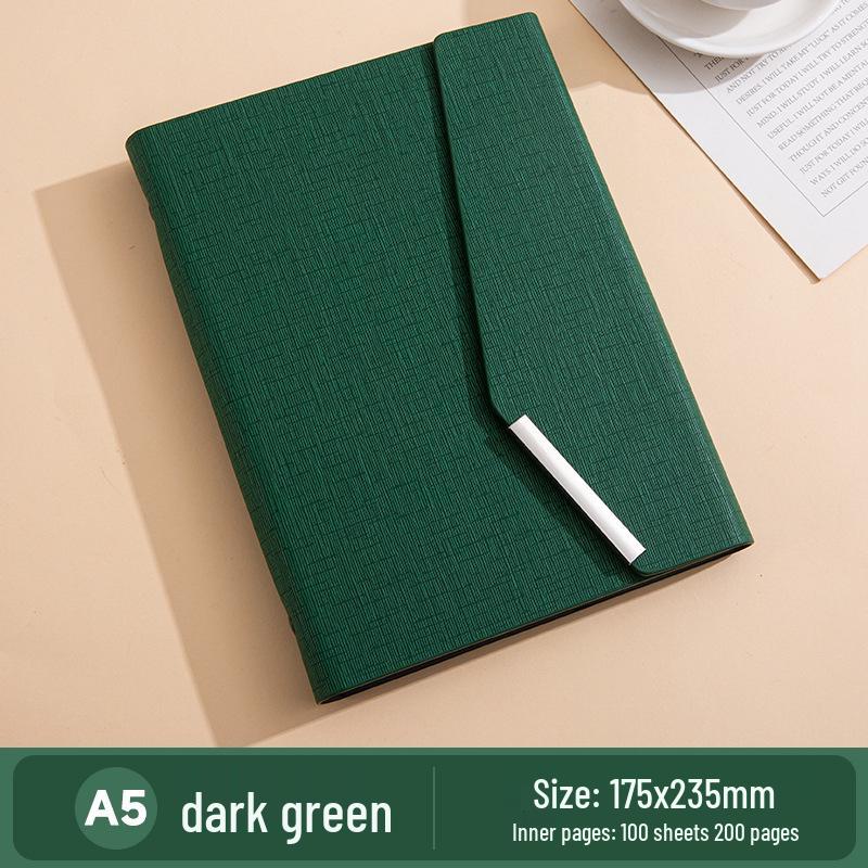 A5 Business Hardcover Notizbuch Geschenkset: Nachfüllbarer dreifach faltbarer Notizblock, Personalisierbares Souvenir.