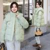 Down Cotton Jacket Short Winter Korean New Hooded Loose Thickened Students Candy Color Cotton-padded Jacket Casual Coat