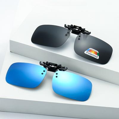 Randloze Flip-Up Clip-on Zonnebril Mannen Vrouwen Gepolariseerd Rijden Vissen Fietsen Nachtzicht Bril Clip-on Brillen