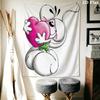diddl Wall Tapestry Aesthetic Wall Hanging Printed Fabric Blanket Decorative Tapestries for Bedroom Living Room Home Decor