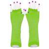 Black Neon Fishnet Fingerless Long Gloves Arm Cuff Party Wear Fancy Dress for Women Sexy Girls Punk Goth Dance Party Mesh Gloves