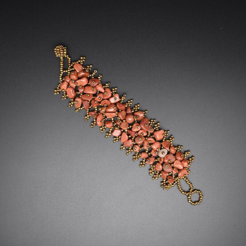 Handmade Bohemian Ethnic Style Beaded Bracelet With Natural Stone Chips Hollow Seed Beads Women Men
